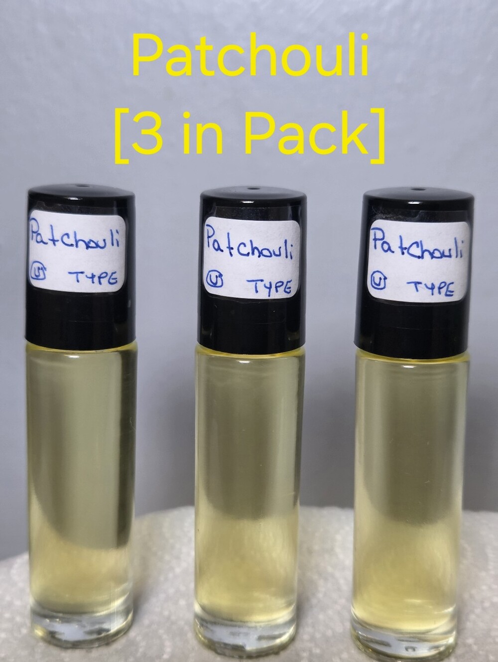 Patchouli (U) Type - 1/3 oz. Scented Body Oil (3pk)